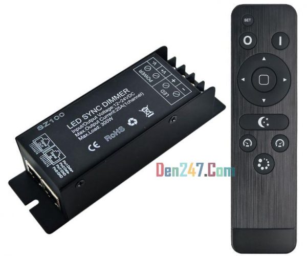 Remote cho Dimmer đèn Led đơn sắc - Đèn247.com - remote,  trần 3d,  trần xuyên sáng,  trần căng,  dimmer