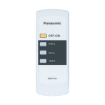 Quạt treo tường Panasonic F-409MG có remote màu trắng ngà