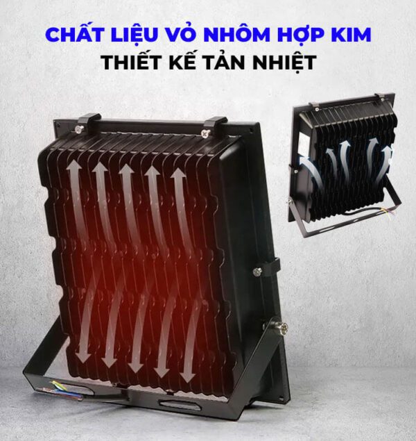 [6500K-100W] Đèn pha led, AS Trắng, JH100W