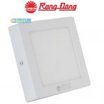 [6500K] Đèn LED Ốp trần Vuông, 12W, Màu Trắng, 162x162xH30, Rạng Đông, #D LN08L 17x17/12W-AS-Trang