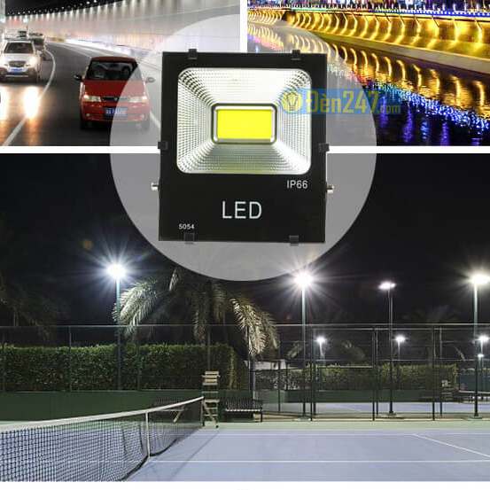 [6500K-50W] Đèn pha led, AS Trắng, JH50W