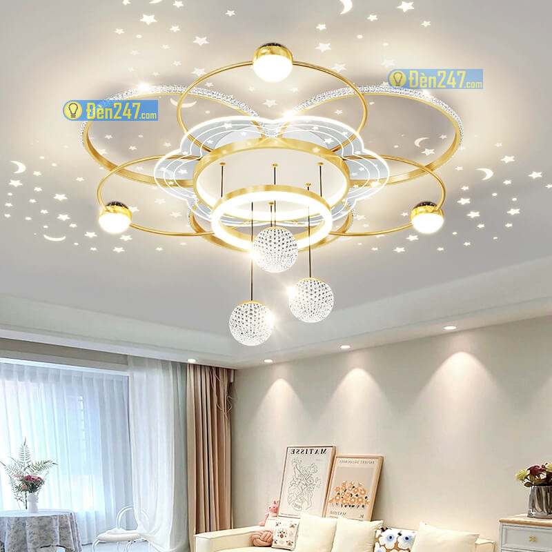 Đèn chùm phòng ngủ - Đèn chùm phòng ngủ, đèn trang trí phòng ngủ, đèn thả phòng ngủ, đèn decor phòng ngủ, đèn phòng ngủ đẹp hiện đại, mẫu đèn phòng ngủ