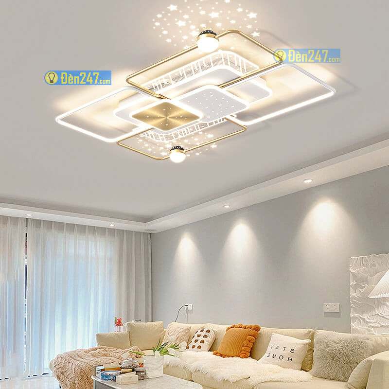 Đèn ốp trần vuông - Đèn247.com - Đèn ốp trần vuông, đèn vuông ốp trần, đèn led vuông ốp trần, đèn mâm led vuông, đèn led ốp trần nổi vuông