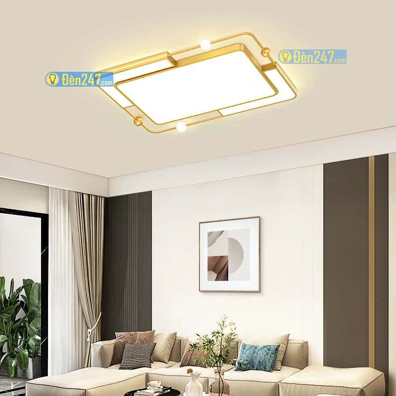 Đèn ốp trần vuông - Đèn247.com - Đèn ốp trần vuông, đèn vuông ốp trần, đèn led vuông ốp trần, đèn mâm led vuông, đèn led ốp trần nổi vuông