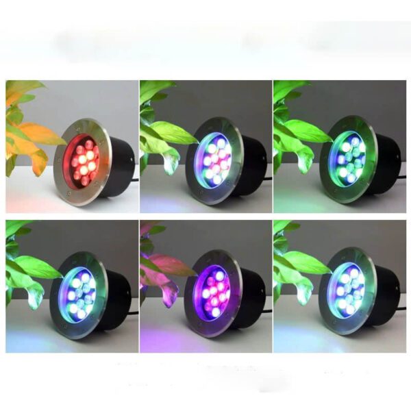 Đèn âm sàn Led GRB đổi nhiều màu 3W AS05