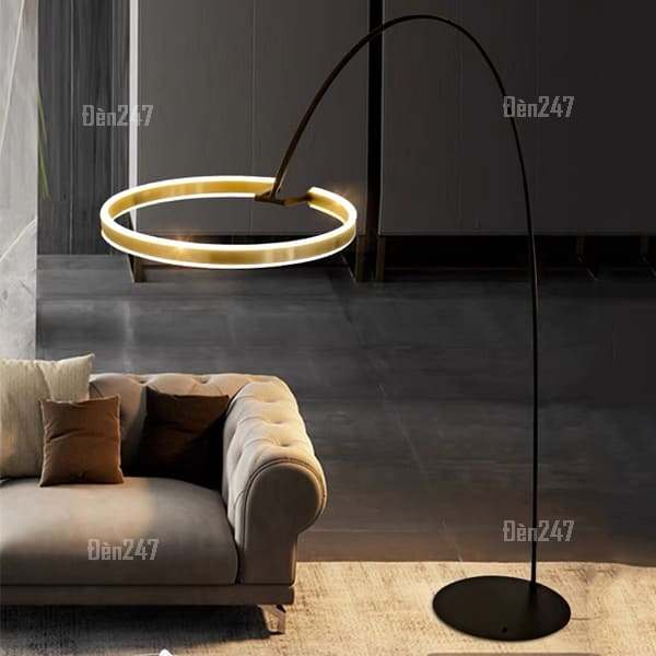 Đèn cây đứng DD22, Trang trí góc sofa của phòng khách và phòng ngủ - Đèn247.com