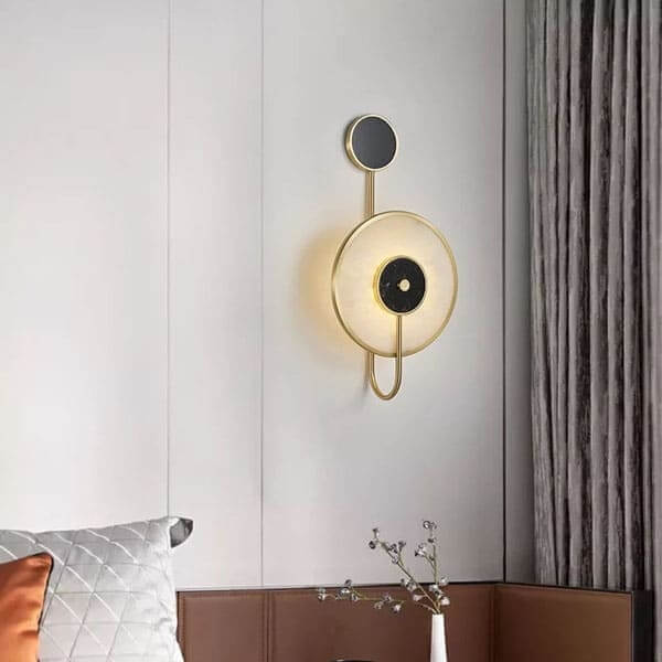 Đèn gắn tường hiện đại thân vàng trang trí trong nhà H500mm  
 VK98 - Đèn tường decor