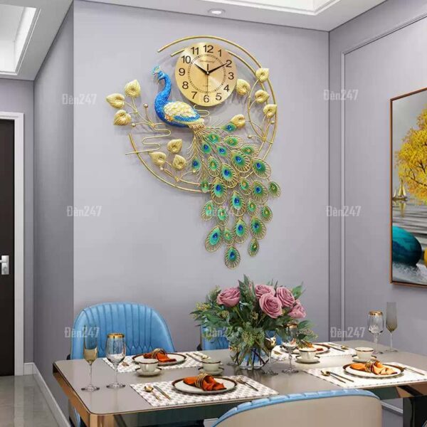 Đồng hồ treo tường decor gắn phòng ăn DH2878