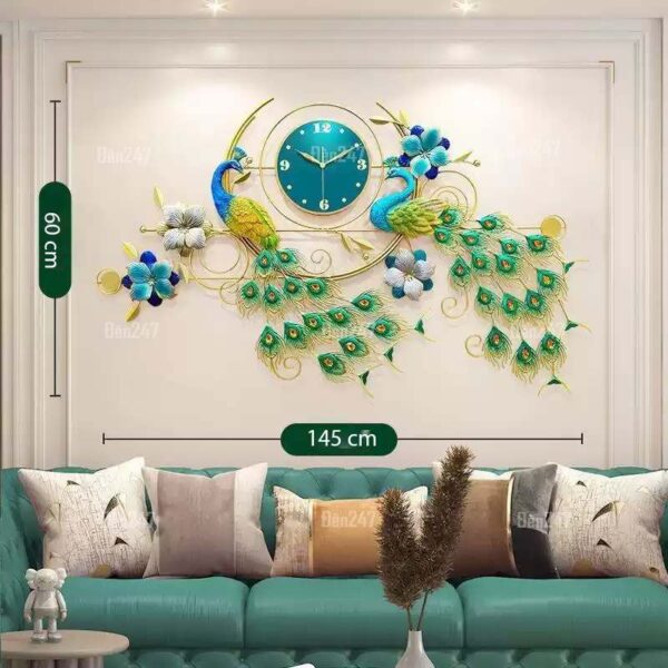 Đồng hồ treo tường decor phòng khách DH2928