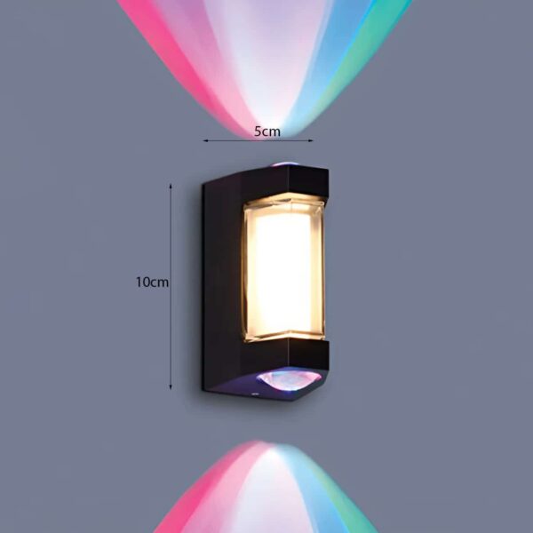 Đèn vách led hình thang 2 tia sáng VL-542C - RGB - Nhiều màu