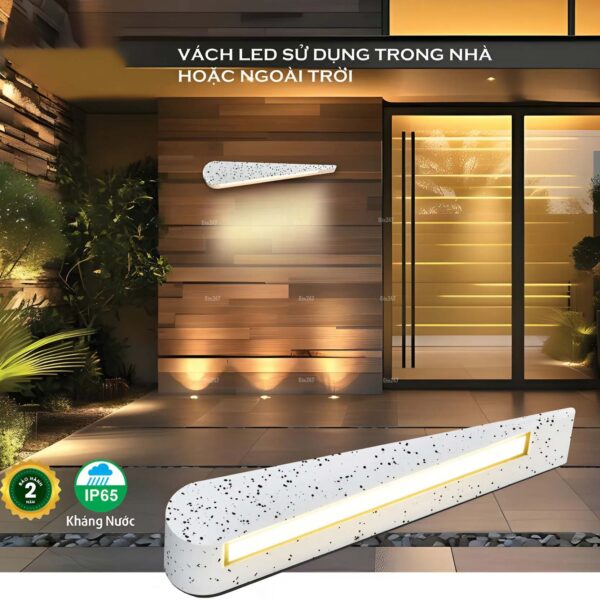 Đèn ngoài trời hắt tường decor VL-8102