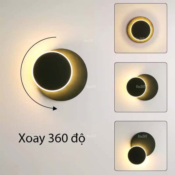 Đèn ngủ xoay 360 độ VL-8342/BK