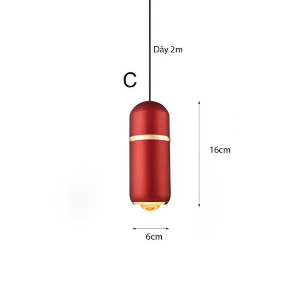 Đèn đầu gường phòng ngủ TL-6232 - Màu đỏ