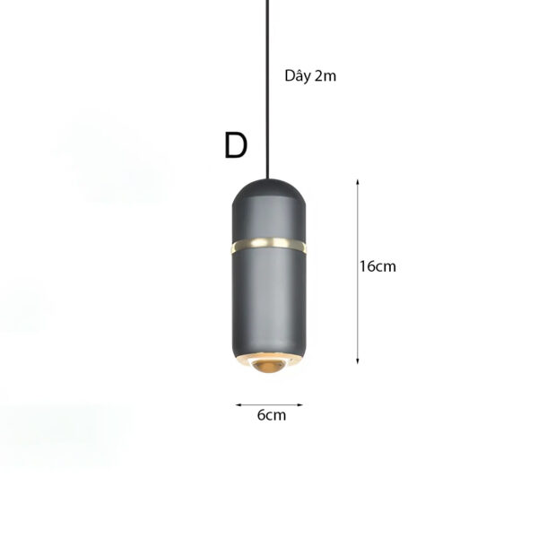 Đèn đầu gường phòng ngủ TL-6232 - Màu xám